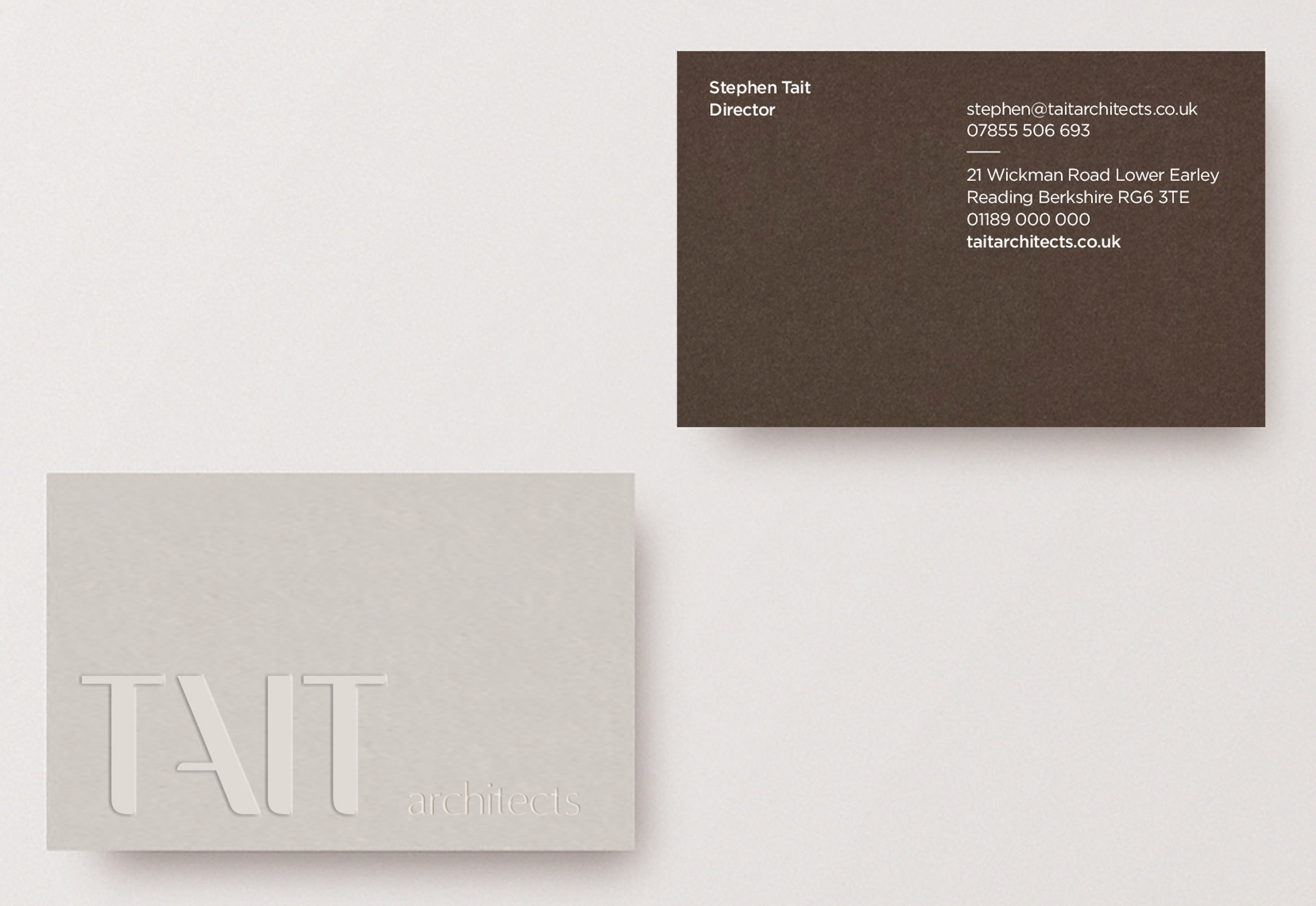 Architects-Berkshire-Branding-Tait-Business-card