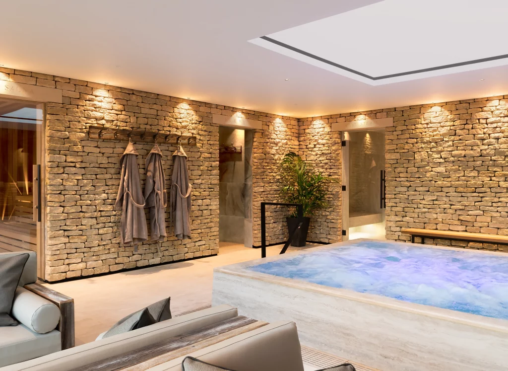 Spa Hydrotherapy pool and thermal area designed to encourage rest and recovery